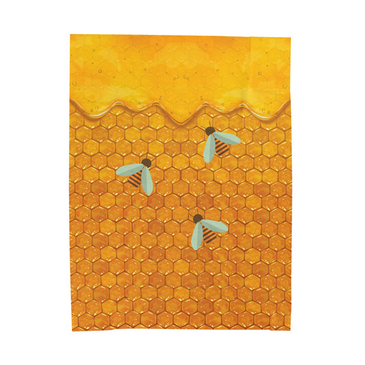 Honey Plus Co | Honey Bee Plush Blanket Style 1