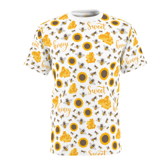 Honey Plus Co | Honey Bee T Shirt - Full Print Style 4