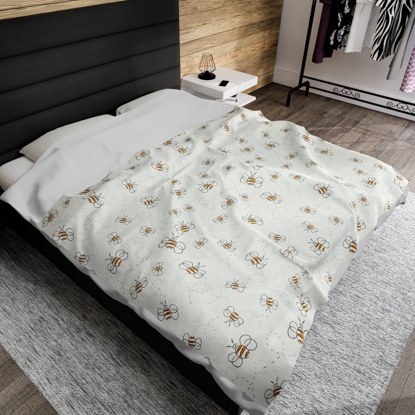 Honey Plus Co | Honey Bee Plush Blanket Style 10