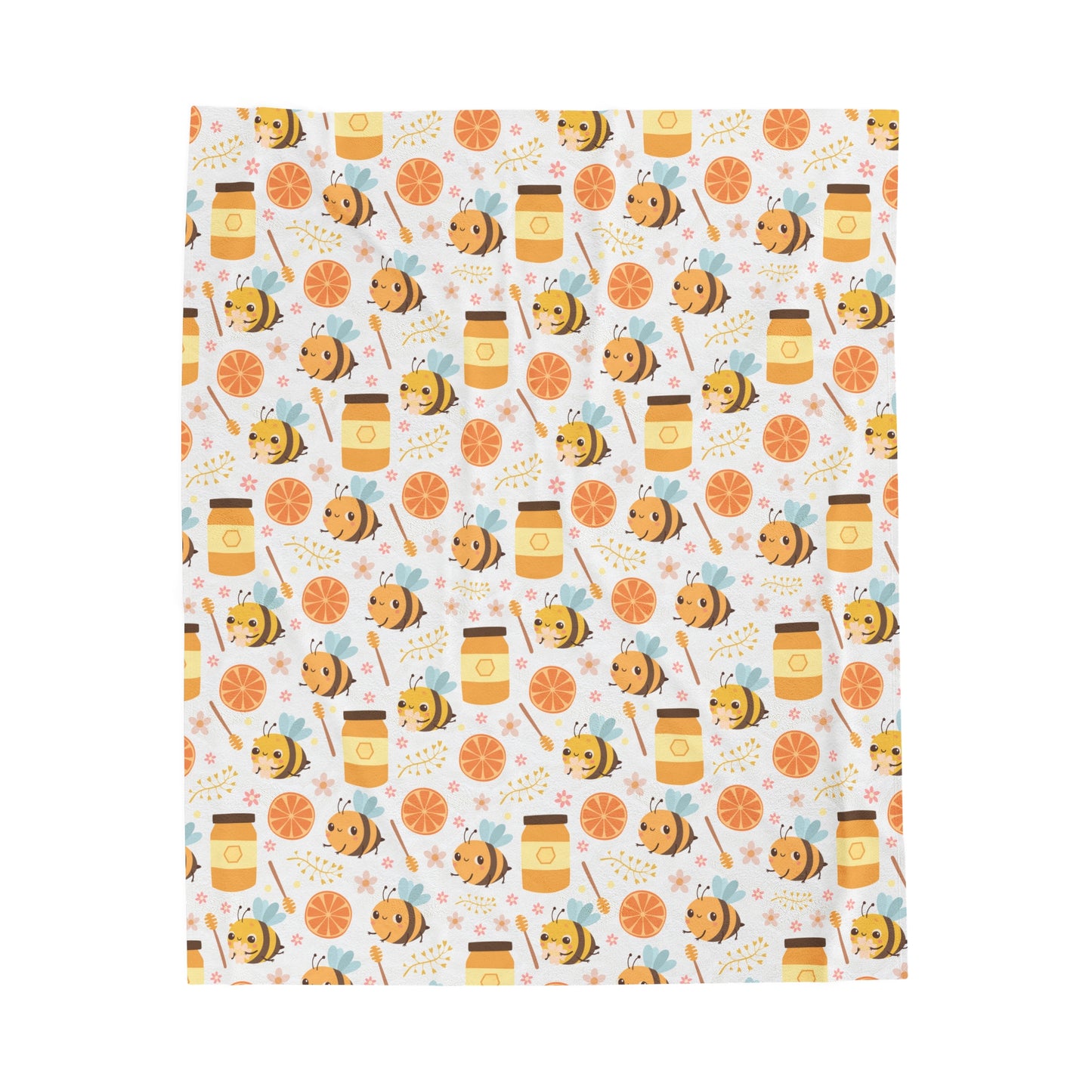 Honey Plus Co | Honey Bee Plush Blanket Style 6