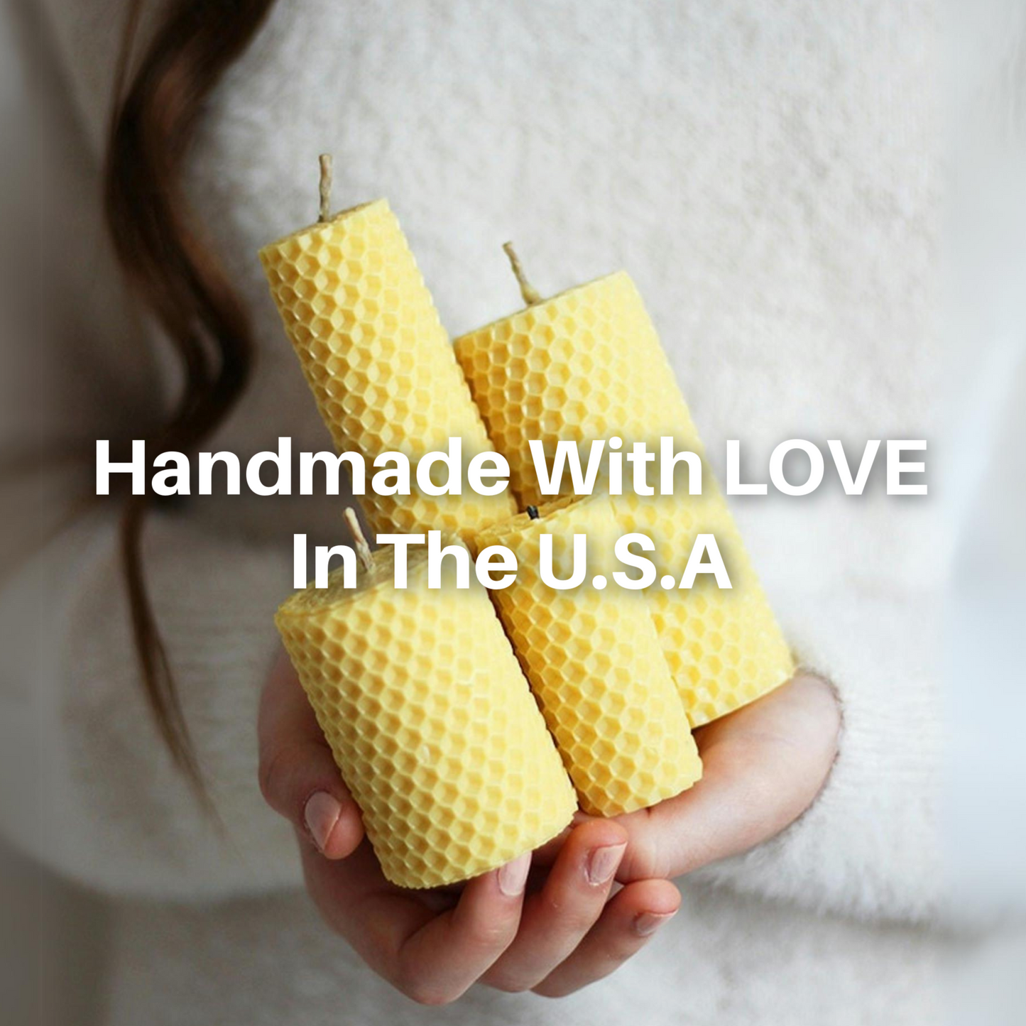 100% Natural Beeswax Candle