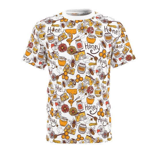 Honey Plus Co | Honey Bee T Shirt - Full Print Style 11