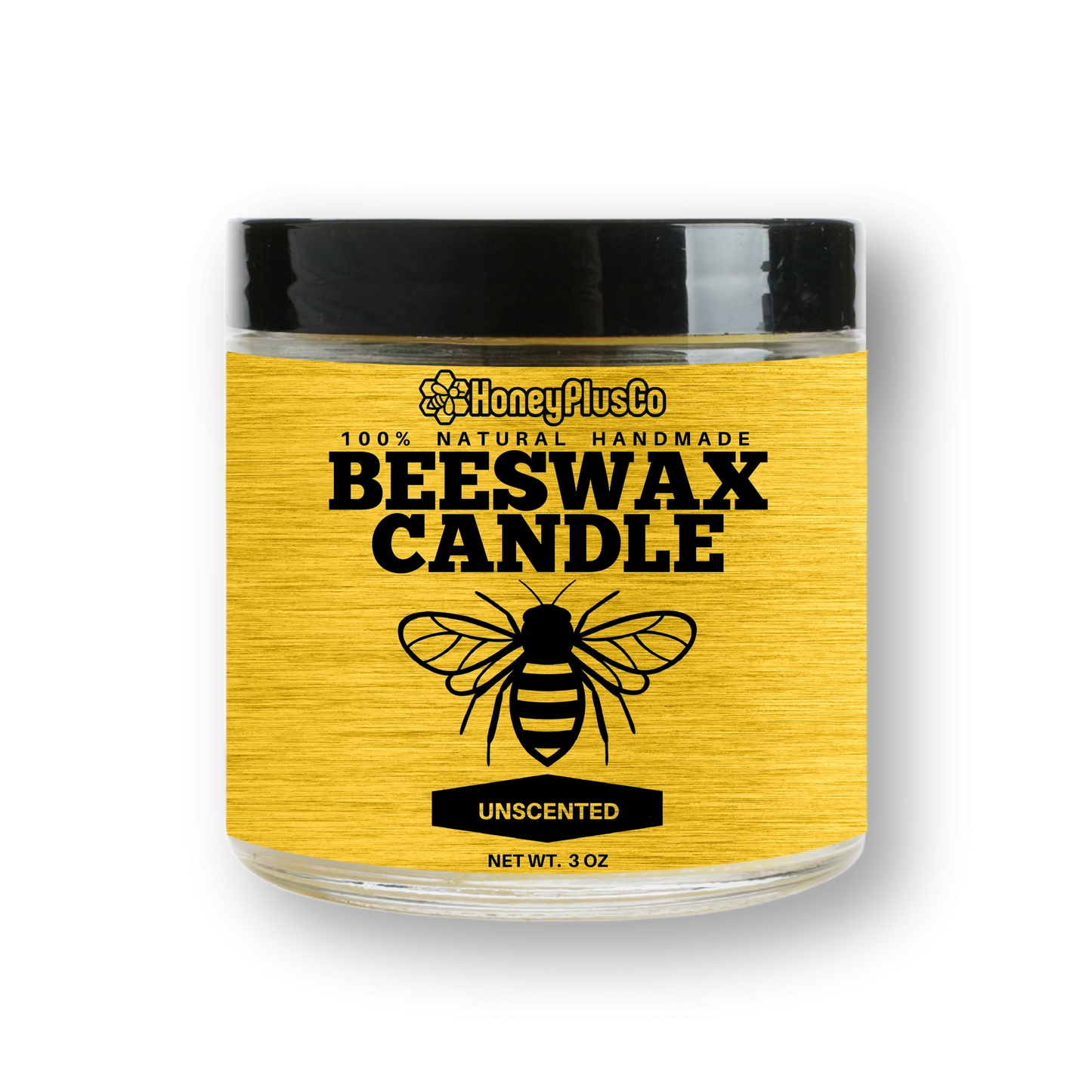 100% Natural Beeswax Candle