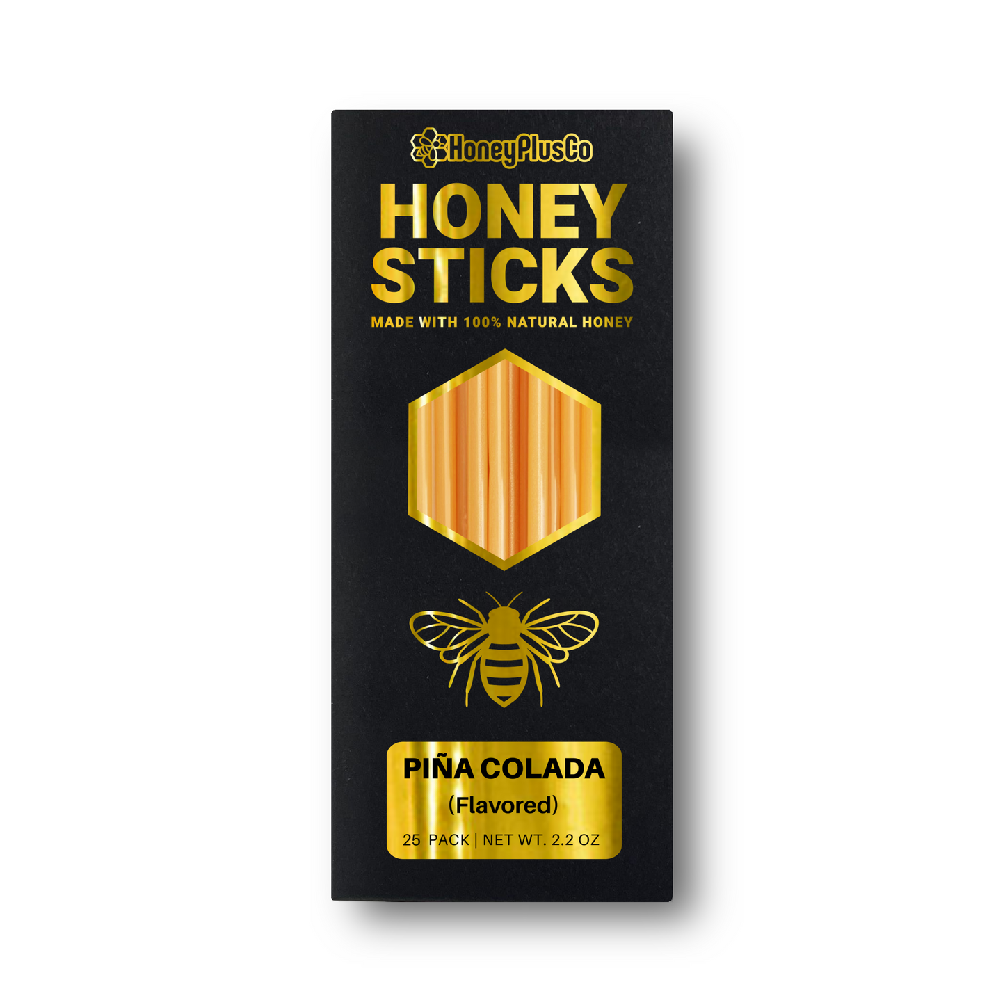 100% Natural Honey Sticks (25 Pack)