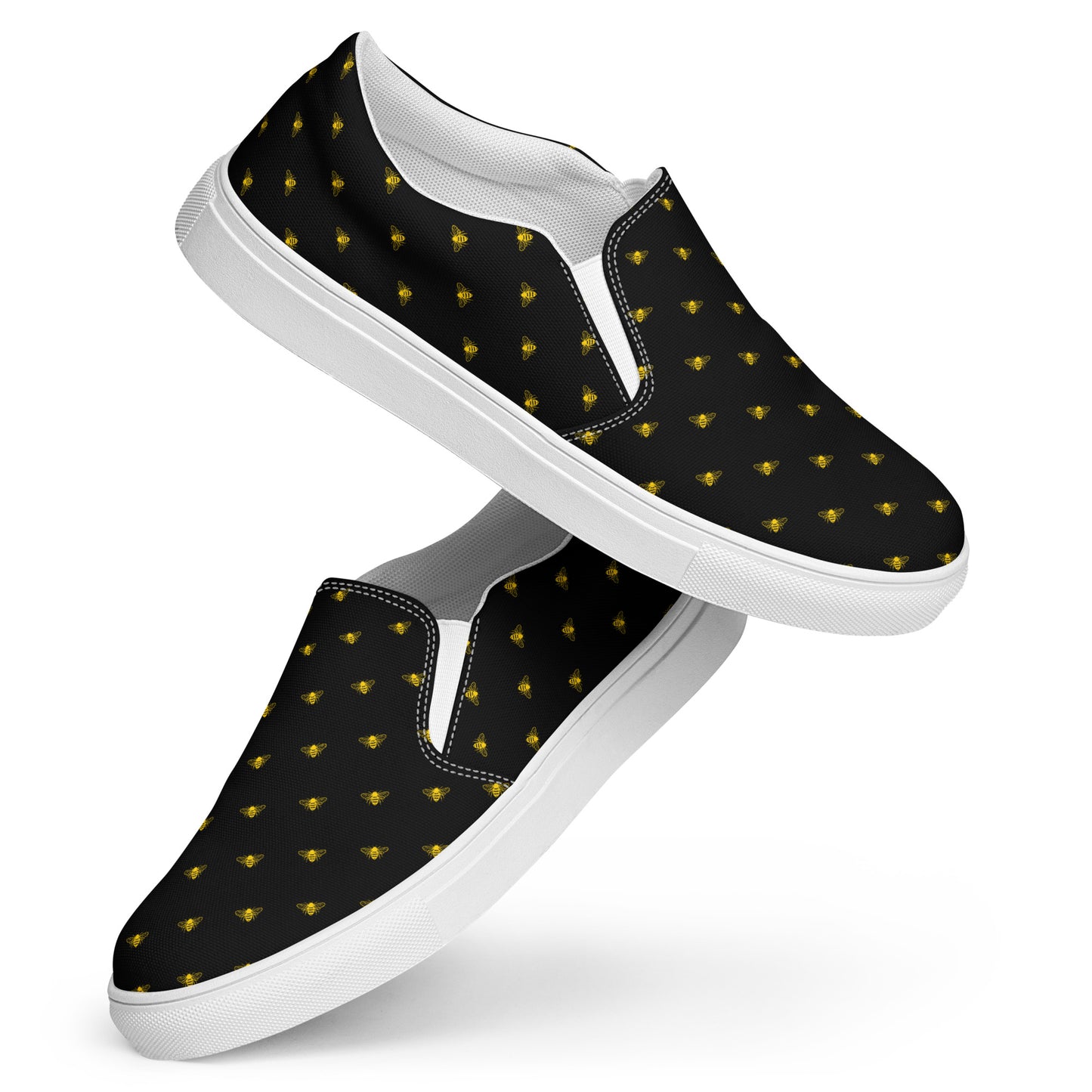 Honey Plus Co | Honey Bee Men’s Slip On Canvas Shoes Style 7