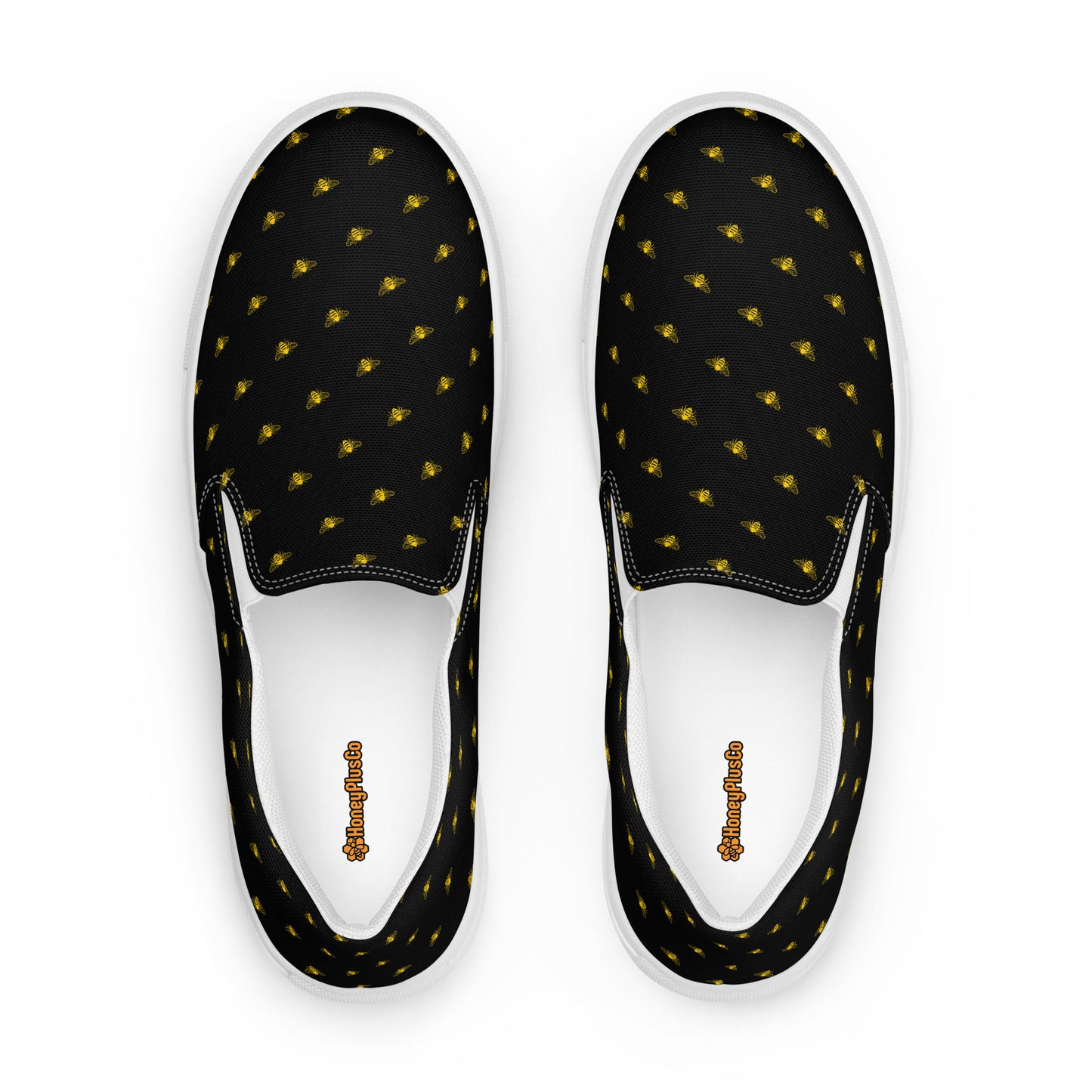 Honey Plus Co | Honey Bee Men’s Slip On Canvas Shoes Style 7