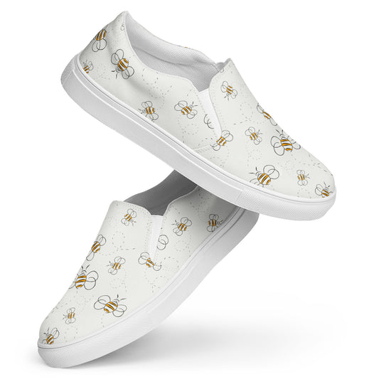 Honey Plus Co | Honey Bee Men’s Slip On Canvas Shoes Style 10