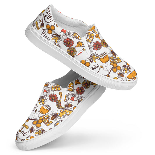 Honey Plus Co | Honey Bee Men’s Slip On Canvas Shoes Style 11