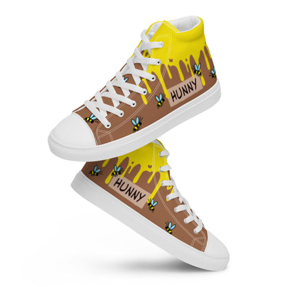 Honey Plus Co | Honey Bee Women’s High Top Canvas Shoes Style 8