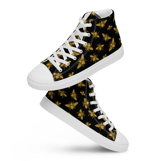 Honey Plus Co | Honey Bee Women’s High Top Canvas Shoes Style 9