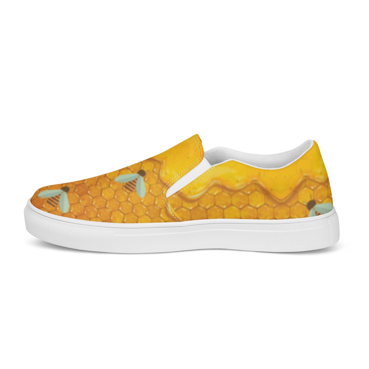 Honey Plus Co | Honey Bee Women’s Slip On Canvas Shoes Style 1